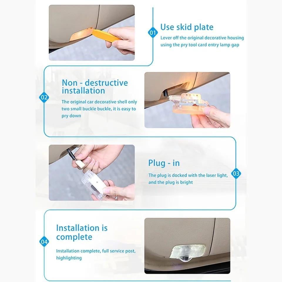 Подсветка на дверь автомобиля светодиодная штатная с логотипом Audi Q8 (2299409089) - фото 5 Подсветка на дверь автомобиля светодиодная штатная с логотипом Audi Q8 (2299409089) - фото 5