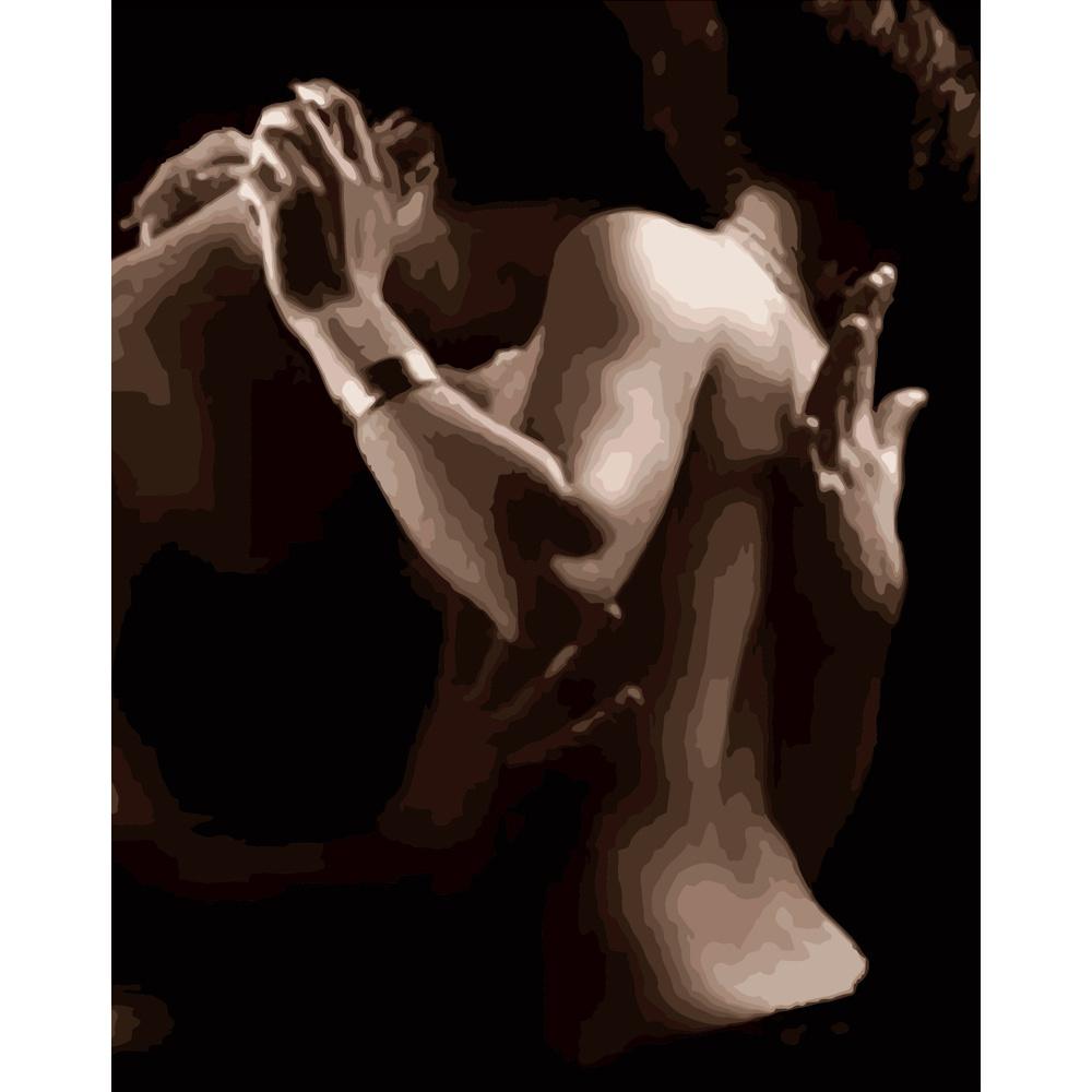 Картина за номерами Strateg Преміум Злиття у пристрасті 40x50 см (DY045) Картина за номерами Strateg Преміум Злиття у пристрасті 40x50 см (DY045)