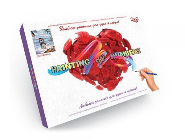 Картина по номерам Danko Toys №1 Морской пляж 30х40 см (KpN-03-01) Картина по номерам Danko Toys №1 Морской пляж 30х40 см (KpN-03-01)