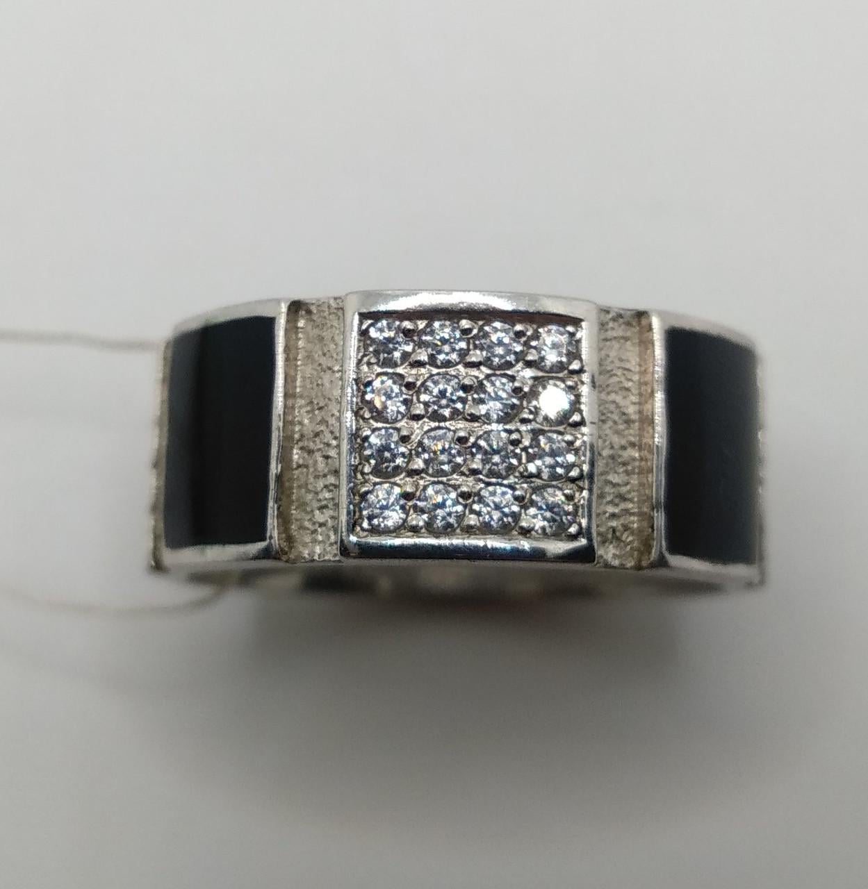 Печатка серебро родий 925° 6,13 г р. 19,5 (1603р)