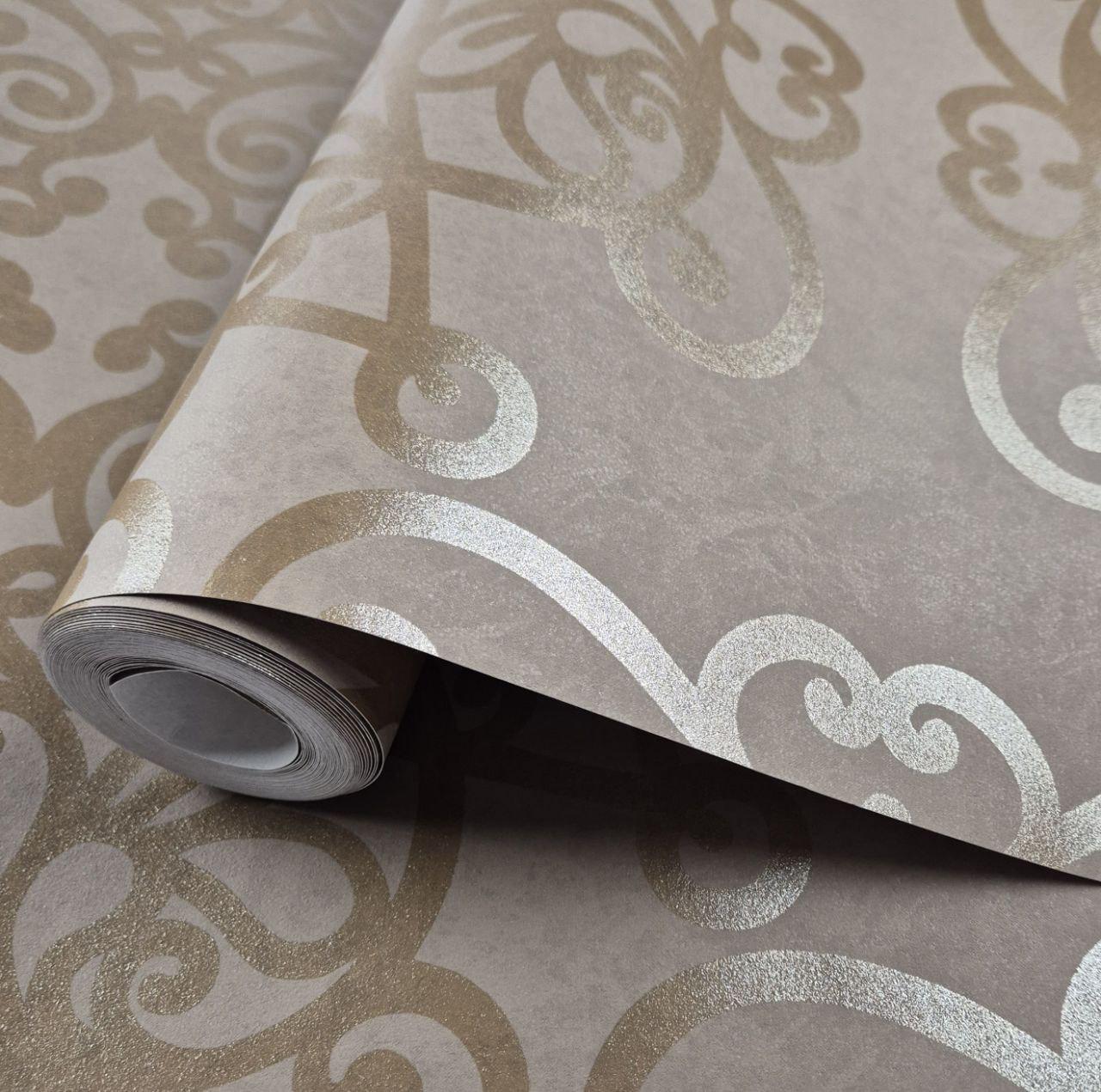 Обои флизелиновые Marburg 58605 0,53х10,05 м Коричневый (2785922167)