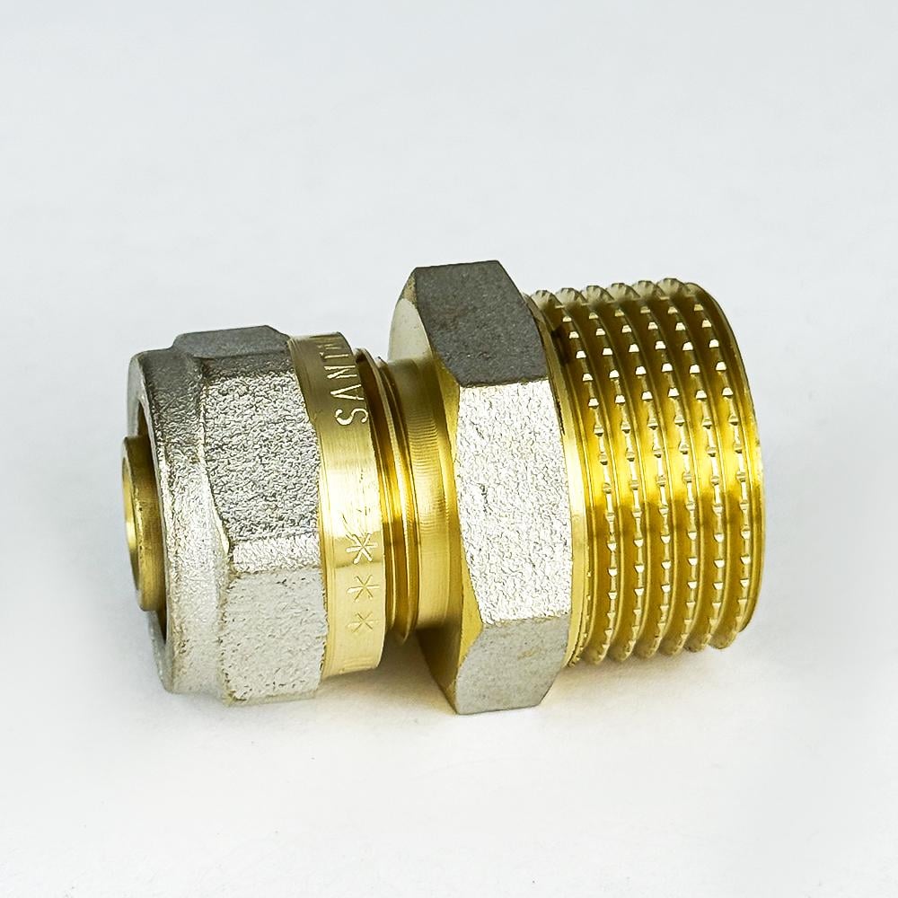 Згін із зовнішнім різьбленням з проточкою SANTAN 16х3/4" (38865) - фото 5 Згін із зовнішнім різьбленням з проточкою SANTAN 16х3/4" (38865) - фото 5