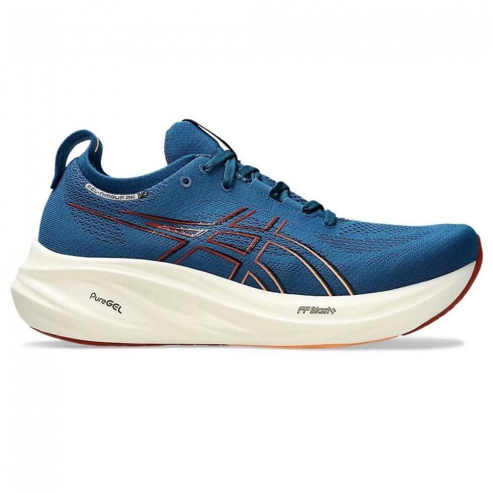 Кроссовки мужские беговые Asics GEL-NIMBUS 26 1011B794-404 р. 42,5 Синий
