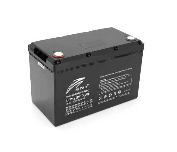 Аккумуляторная батарея Ritar LiFePO4 12,8V 100 Ah 1280Wh BMS100 4S (06746)