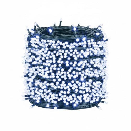 Елочные огни с функцией вспышки 500 светодиодов 35 м IP44 Холодный Белый свет