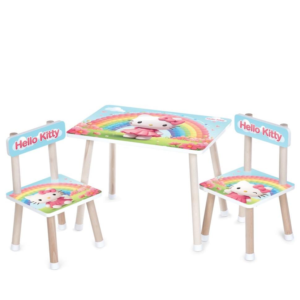 Стол детский Bambi комбинированный 60х40 см Серебряный (KL-154-R-168)