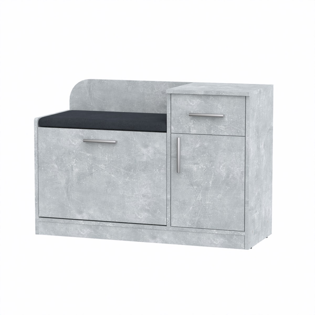 Тумба для взуття з сидінням Компаніт ТО-4 97,8х38х66,2 см Ательє свтілий (25396612)