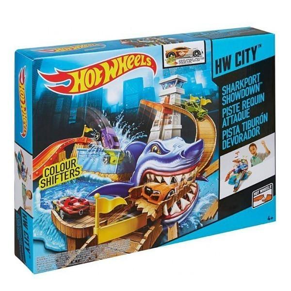 Трек Hot Wheels Охота на акулу серии Измени цвет BGK04 (12751) - фото 4