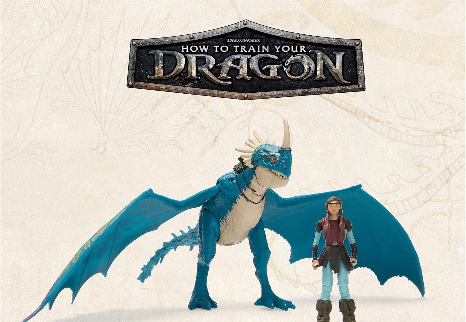 Фигурка игрушечная Dreamworks Dragons How to Train Your Dragon Deadly Nadder and Astrid Viking Duo Action Figures (336255986) - фото 4