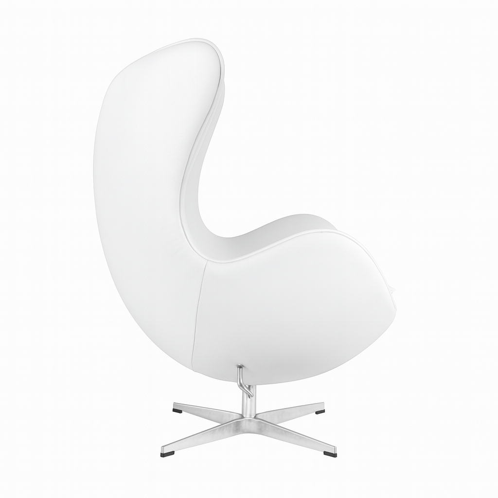 Крісло Егг екошкіра Білий (30560931) - фото 3 Крісло Егг екошкіра Білий (30560931) - фото 3