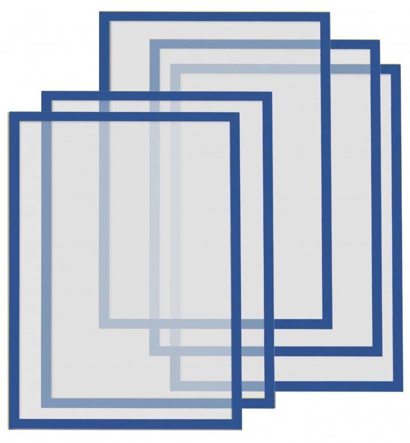 Рамки магнитные Magnetoplan Magnetofix Frame Blue Set A4 5 шт. Синий (ERC-1130303)