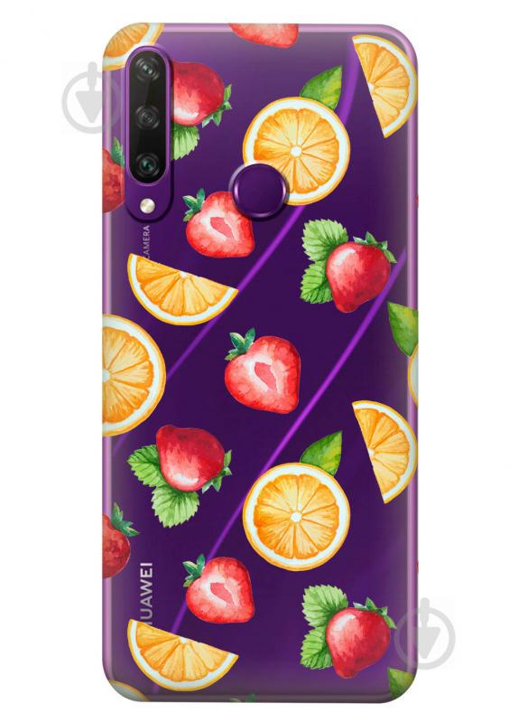 Прозрачный силиконовый чехол iSwag для Huawei Y6p с рисунком - Фруктовый дизайн (KS2345) Прозрачный силиконовый чехол iSwag для Huawei Y6p с рисунком - Фруктовый дизайн (KS2345)
