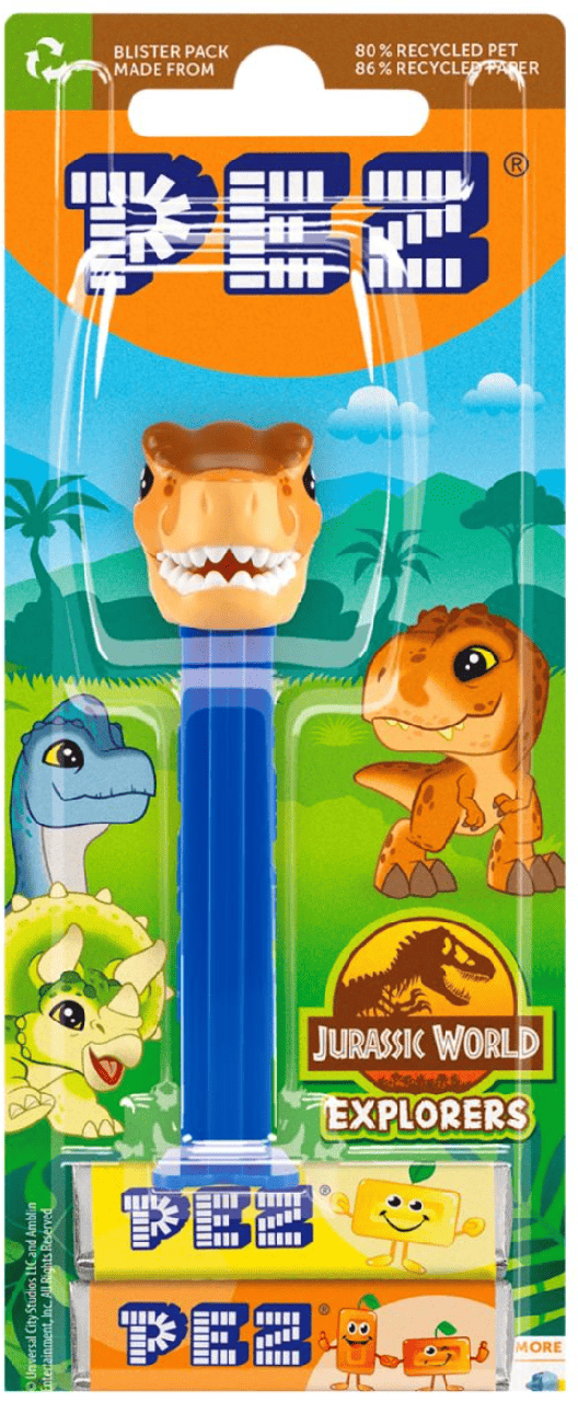 Диспенсер с конфетами Pez Jurassic World T-Rex 17 г (2885624646) Диспенсер с конфетами Pez Jurassic World T-Rex 17 г (2885624646)