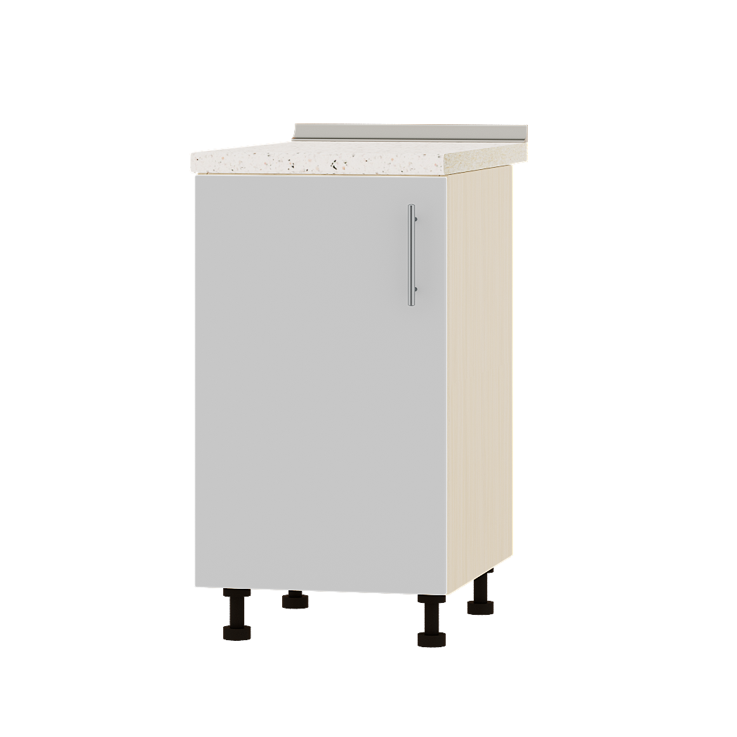 Шкаф нижний Эверест Оптима модуль Низ Н83-450 45х47х85 см Нимфея Альба/Дуб Молочный (04028)