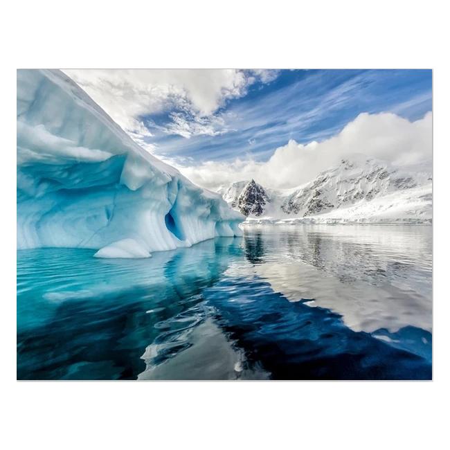 Алмазна вишивка мозаїка Diy Пишність айсберга 30х40 см DZDP65