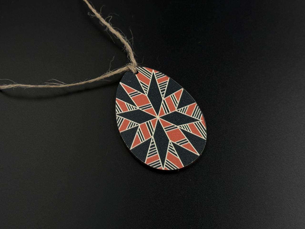 Заготовка-подвеска для рукоделия Пасхальное яйцо с принтом деревянная под декупаж и роспись 6,5х4,5 см Разноцветный (XV-019) - фото 3 Заготовка-подвеска для рукоделия Пасхальное яйцо с принтом деревянная под декупаж и роспись 6,5х4,5 см Разноцветный (XV-019) - фото 3