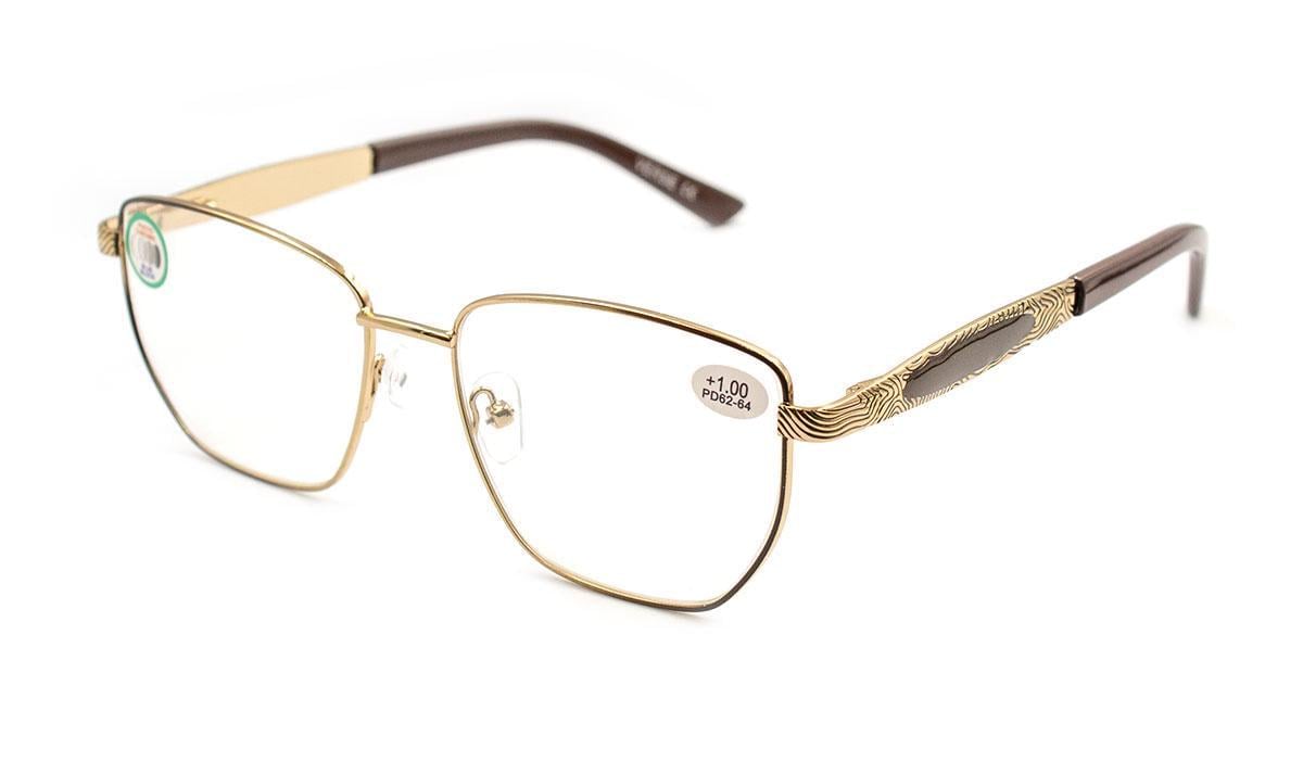 Окуляри для зору в металевій оправі Verse 25014-C2 ФХС Blueblocker -1,25