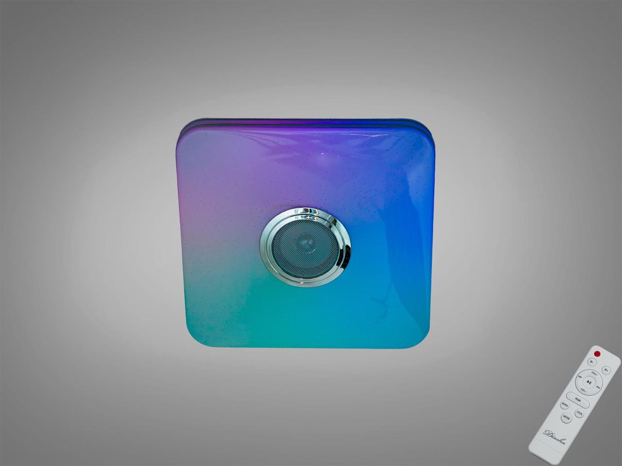 Люстра потолочная светодиодная 45Вт с Bluetooth колонкой Белый (2989241197)