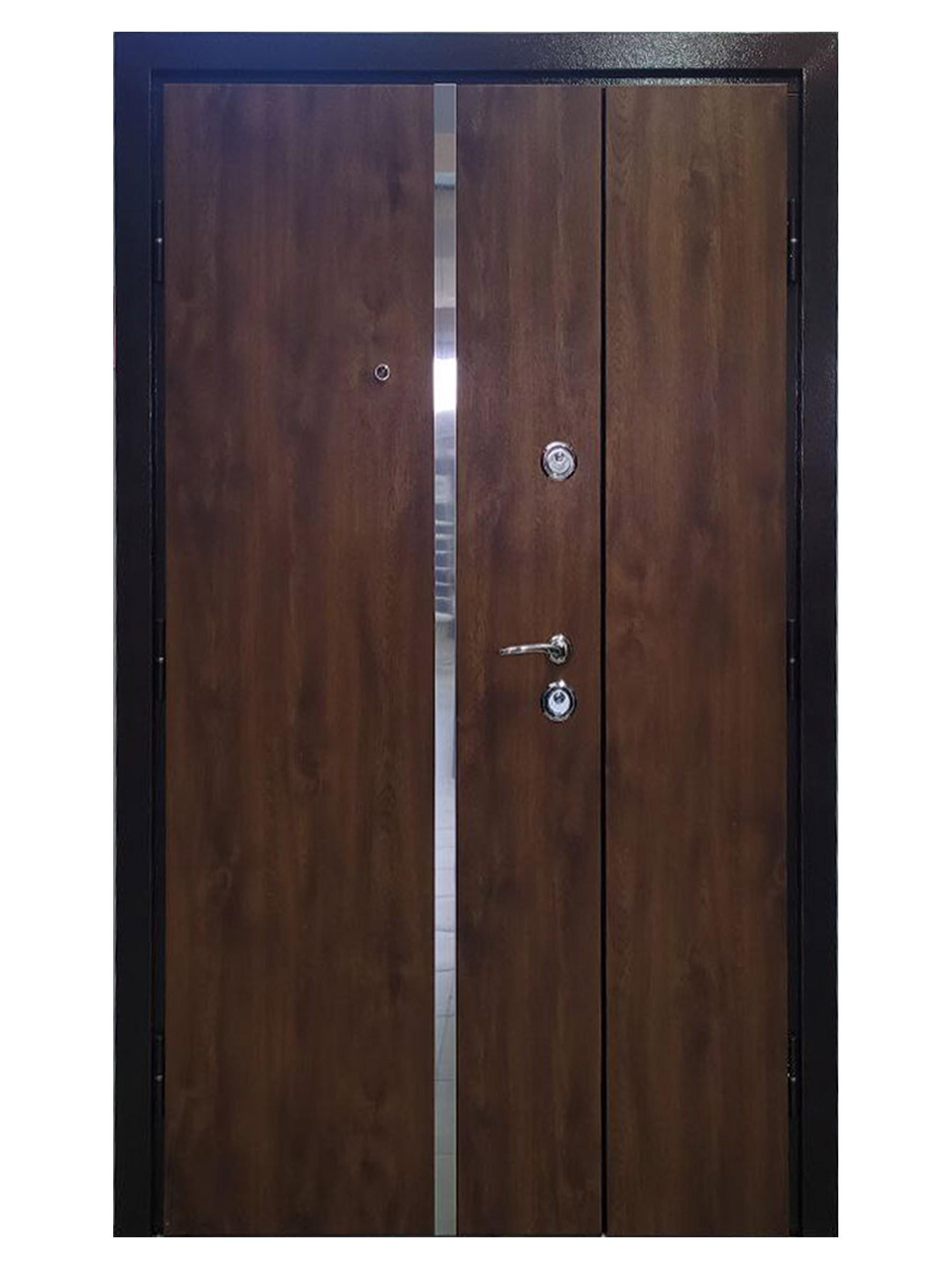 Двері вхідні Максимум NPL15 2040х1200 мм Дуб темний (72500138)