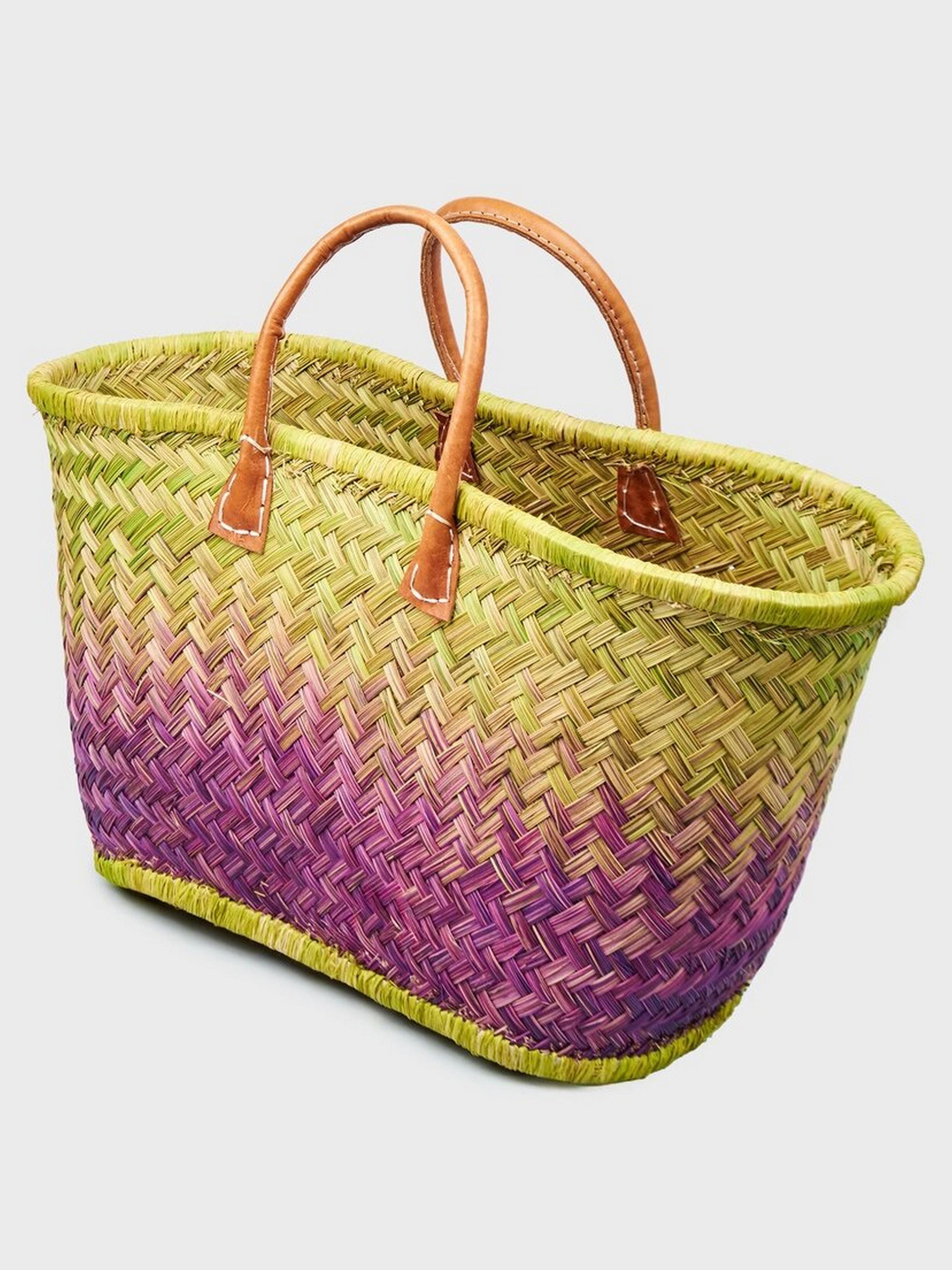 Пляжна сумка LE COMTOUR DE LA PLAGE Aravola BM_Bicolor_217 Зелений/Фіолетовий - фото 2 Пляжна сумка LE COMTOUR DE LA PLAGE Aravola BM_Bicolor_217 Зелений/Фіолетовий - фото 2