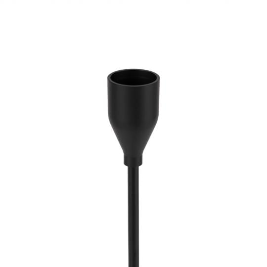 Набор металлических подсвечников Гармония минимализма 3 шт. 32х27х22 см Черный (90801) - фото 3