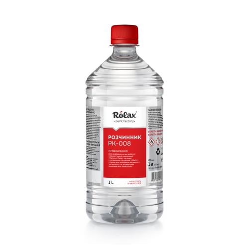 Растворитель Rolax РК 008 для молотковых эмалей 1 л (13316)
