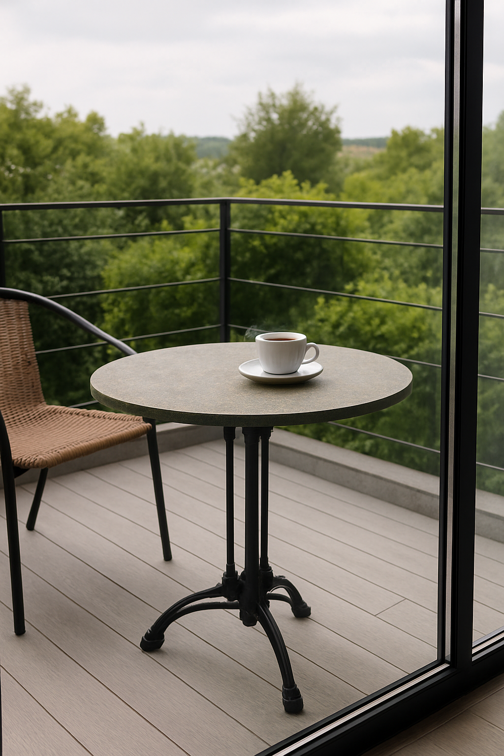 Стол Blumfeldt Patras-XL с чугунным основанием Песчаный Кристалл (10033235) - фото 6