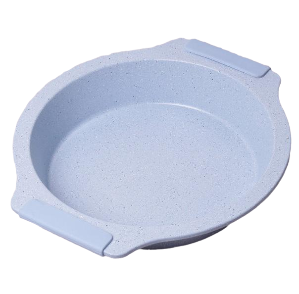 Форма Kamille Marble круглая 37х34х7 см с силиконовыми ручками (KM-6029)