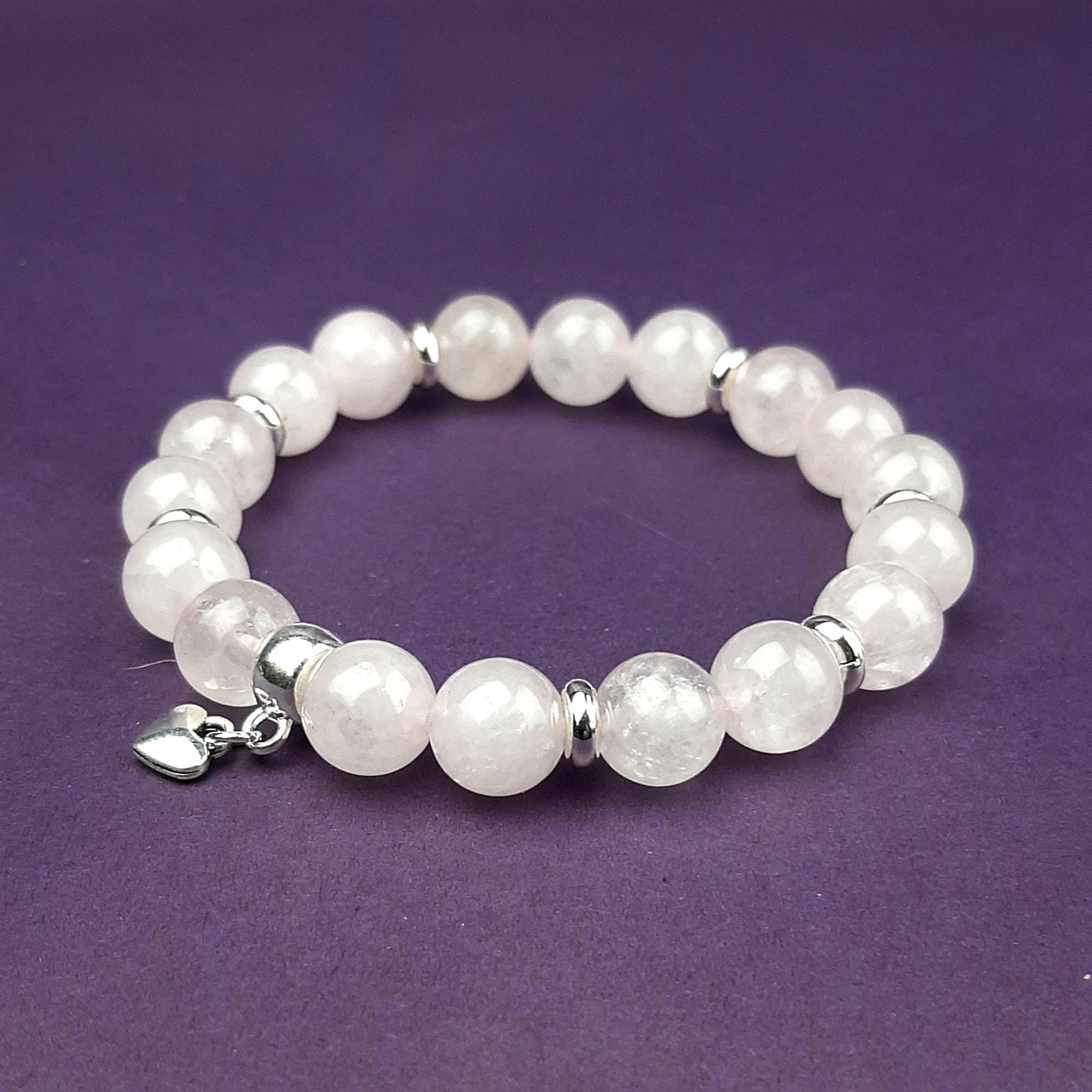 Браслет DARSANA В ожидании чуда из натуральных камней розовый кварц (DRSU005)