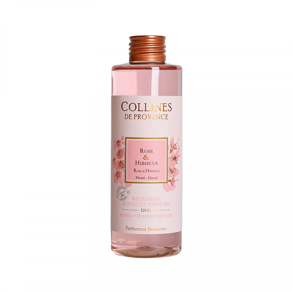 Рідина для дифузора Collines de Provence Rose & Hibiscus 200 мл (CNT00010919)