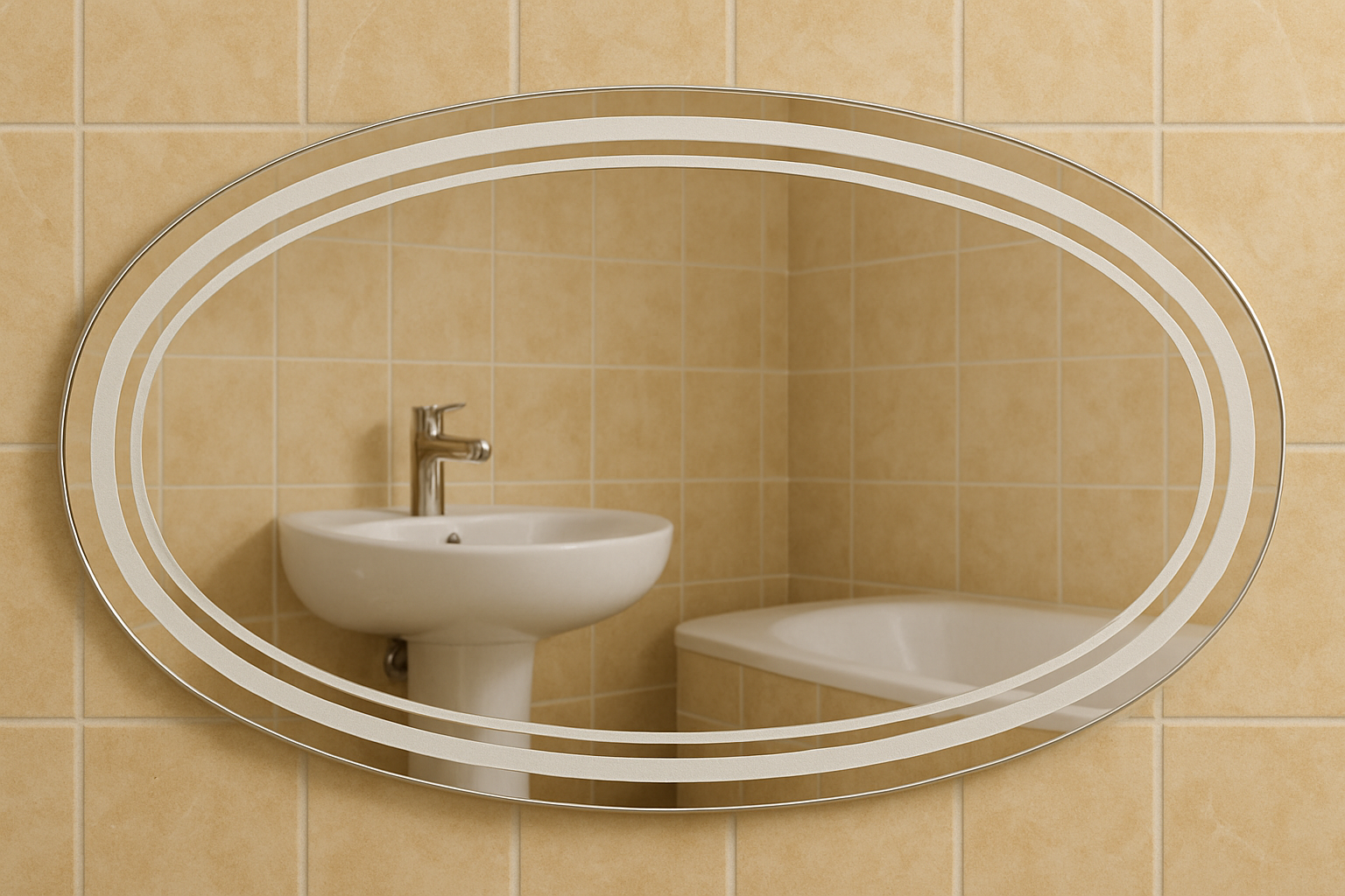 Зеркало в ванную MPS-10 60х80 см без подсветки горизонтальное