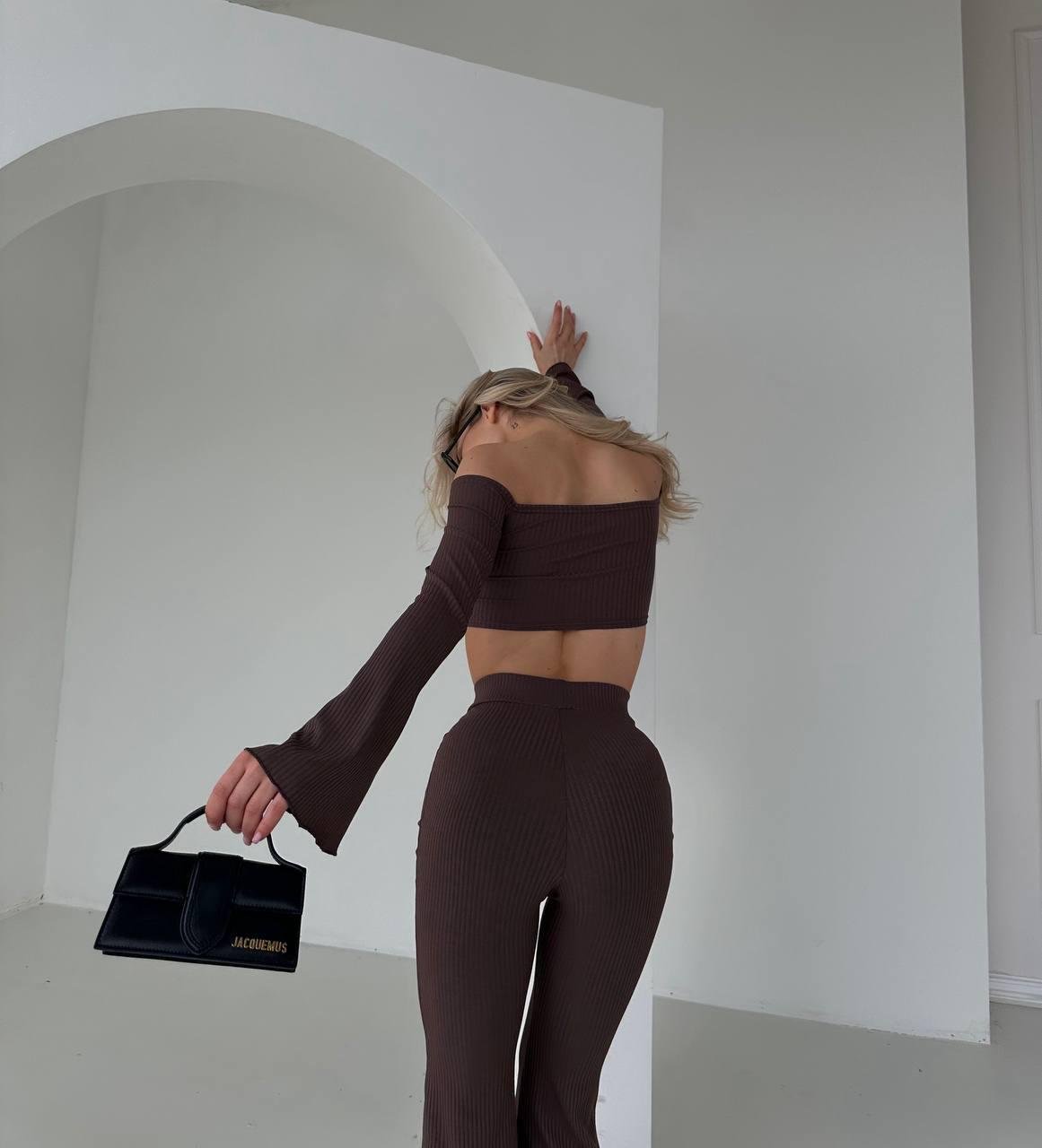 Костюм женский мустанг р. 46-48 Шоколадный (Р1557-269/Н) - фото 8 Костюм женский мустанг р. 46-48 Шоколадный (Р1557-269/Н) - фото 8