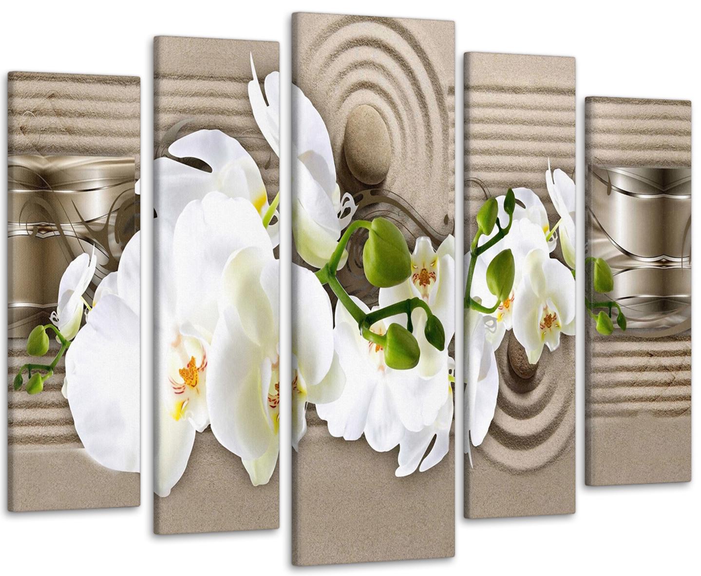 Модульная картина Орхидея Абстракция 105х150 см (Art-205_5)