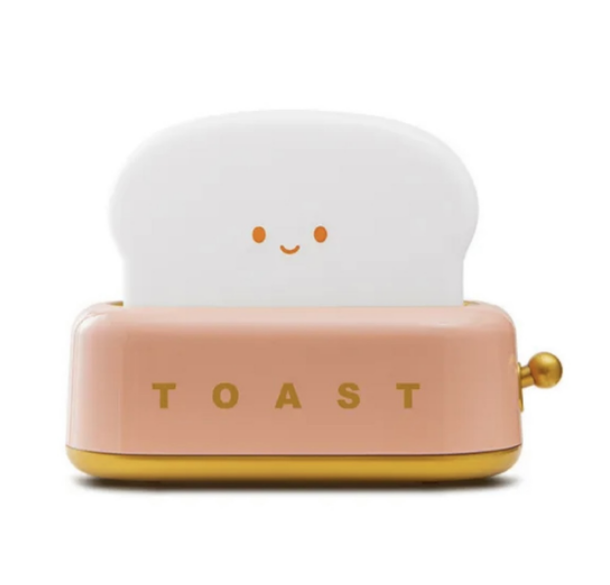 Ночник Тостер с аккумулятором и таймером 15 мин. Розовый (UL-0123)