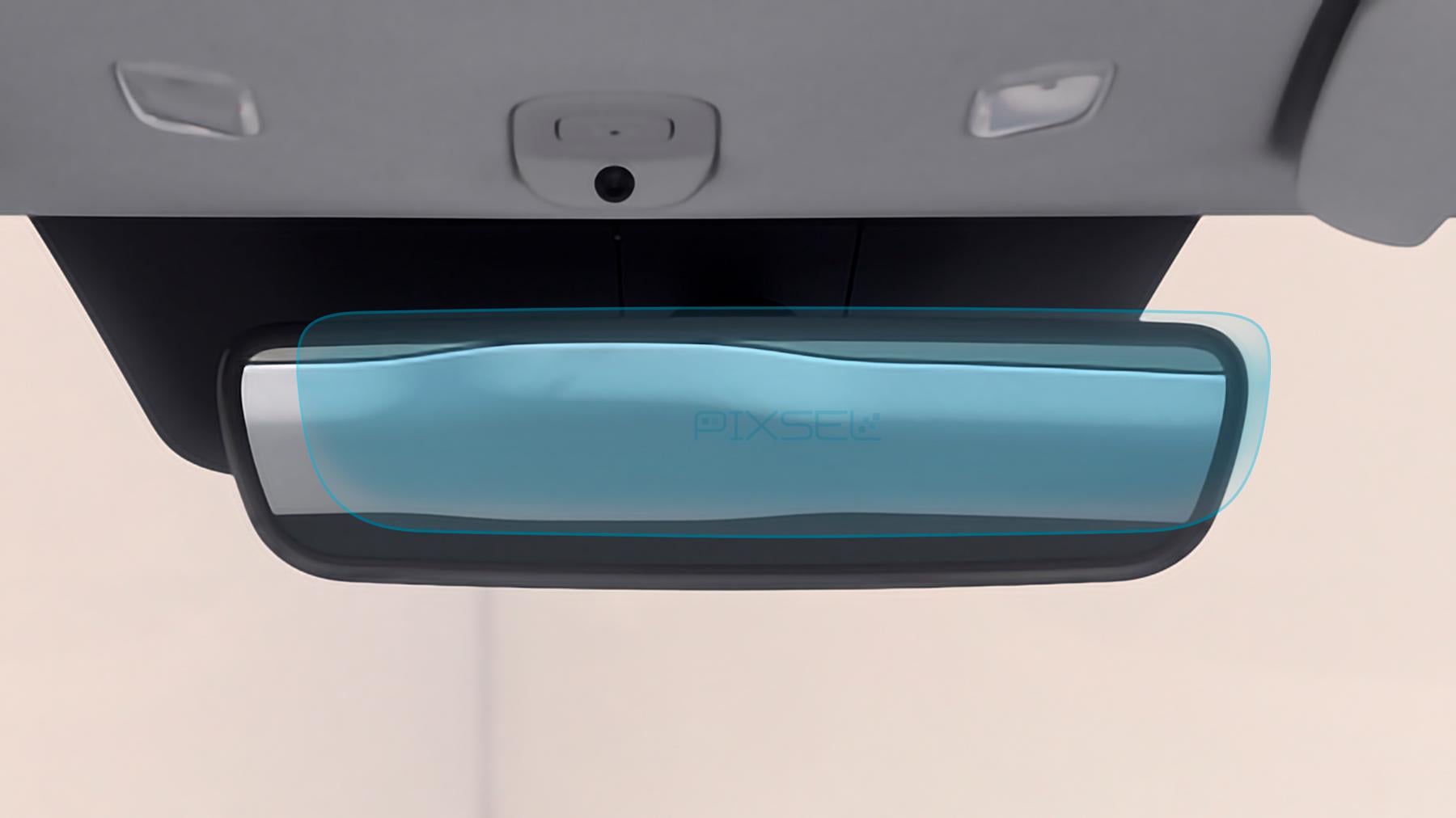 Стекло защитное Pixsel гибридный глянец для дзеркала NIO ET7 10,2“ 2022