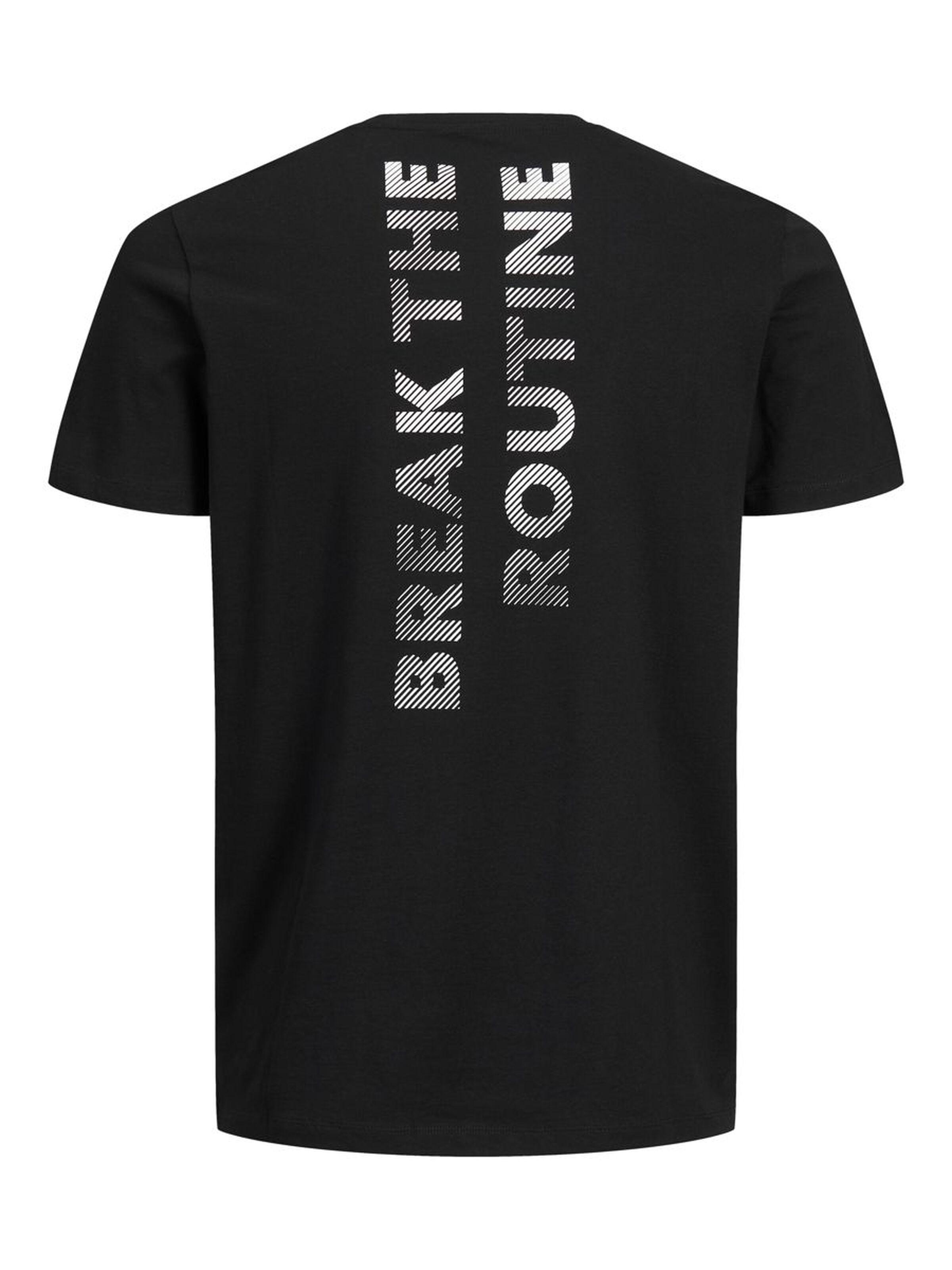 Футболка чоловіча Jack & jones 12193667 M Чорний - фото 8