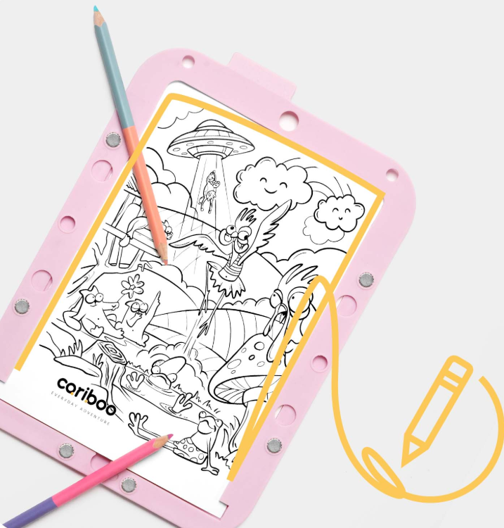 Трехколесный самокат CARIBOO iTRAVEL с детским чемоданом 2в1 (100850) - фото 10 Трехколесный самокат CARIBOO iTRAVEL с детским чемоданом 2в1 (100850) - фото 10