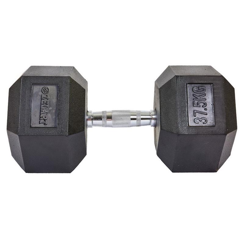 Гантель цельная Zelart TA-5159-37,5 шестигранная 1 шт. 37,5 кг (DR002846) - фото 3