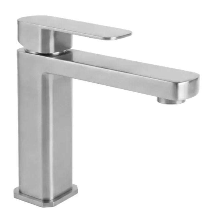 Змішувач для умивальника високий Rea Arlo Brushed Nickel (REA-B4589)