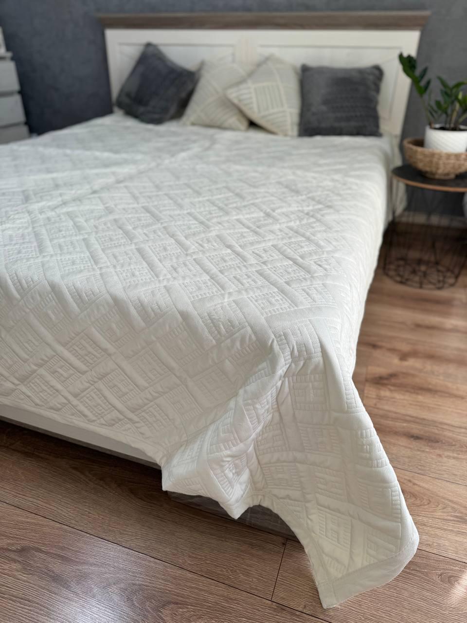 Плед велюровый Макси 230х260 см Белый (14071065) - фото 3 Плед велюровый Макси 230х260 см Белый (14071065) - фото 3