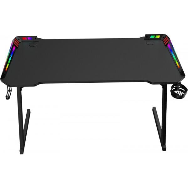 Стіл ігровий Xtrike MEDK-05 Gaming Desk RGB LIGHT 110х60х74 мм Чорний (DK-05)