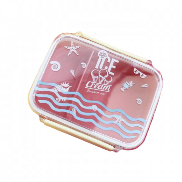 Ланч-бокс Frui на один ярус 550 мл Розовый (402144)