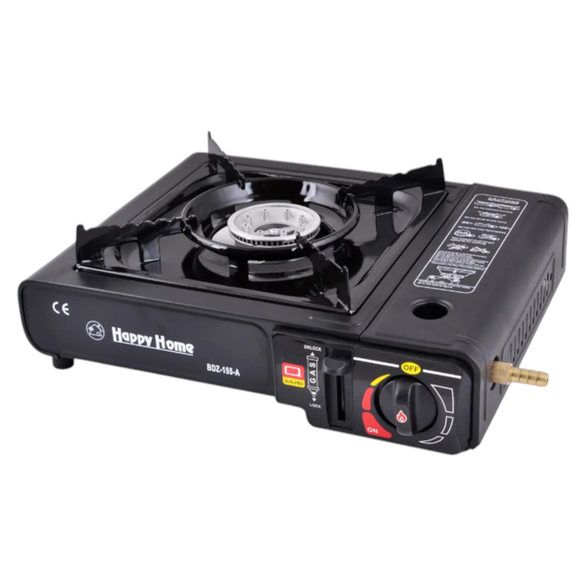 Газова плита портативна Happy home BDZ-155A туристична Black (P_BDZ155ABlack)