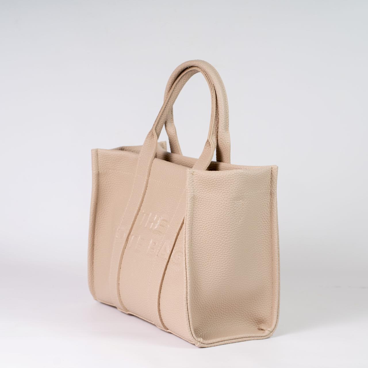 Сумка женская тоут большая с длинным ремешком KVITUCHA №51-24 Бежевый - фото 4