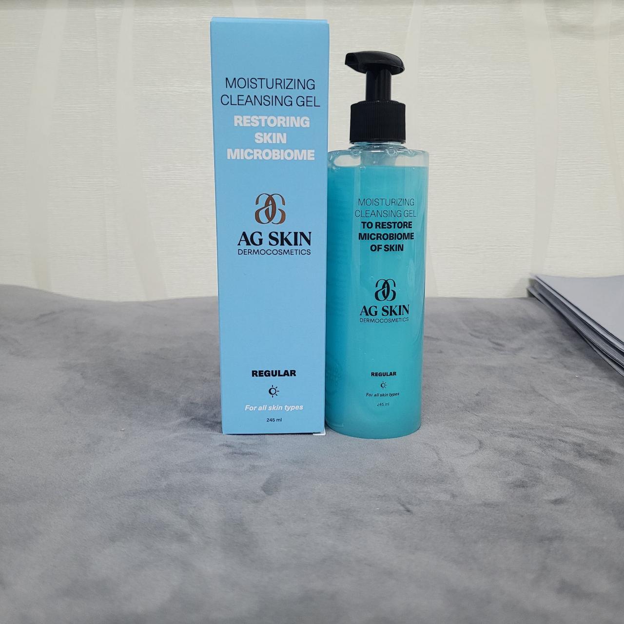 Гель для вмивання зволожувальний AG Skin очищуючий для відновлення мікробіому шкіри 245 мл (2471598381)