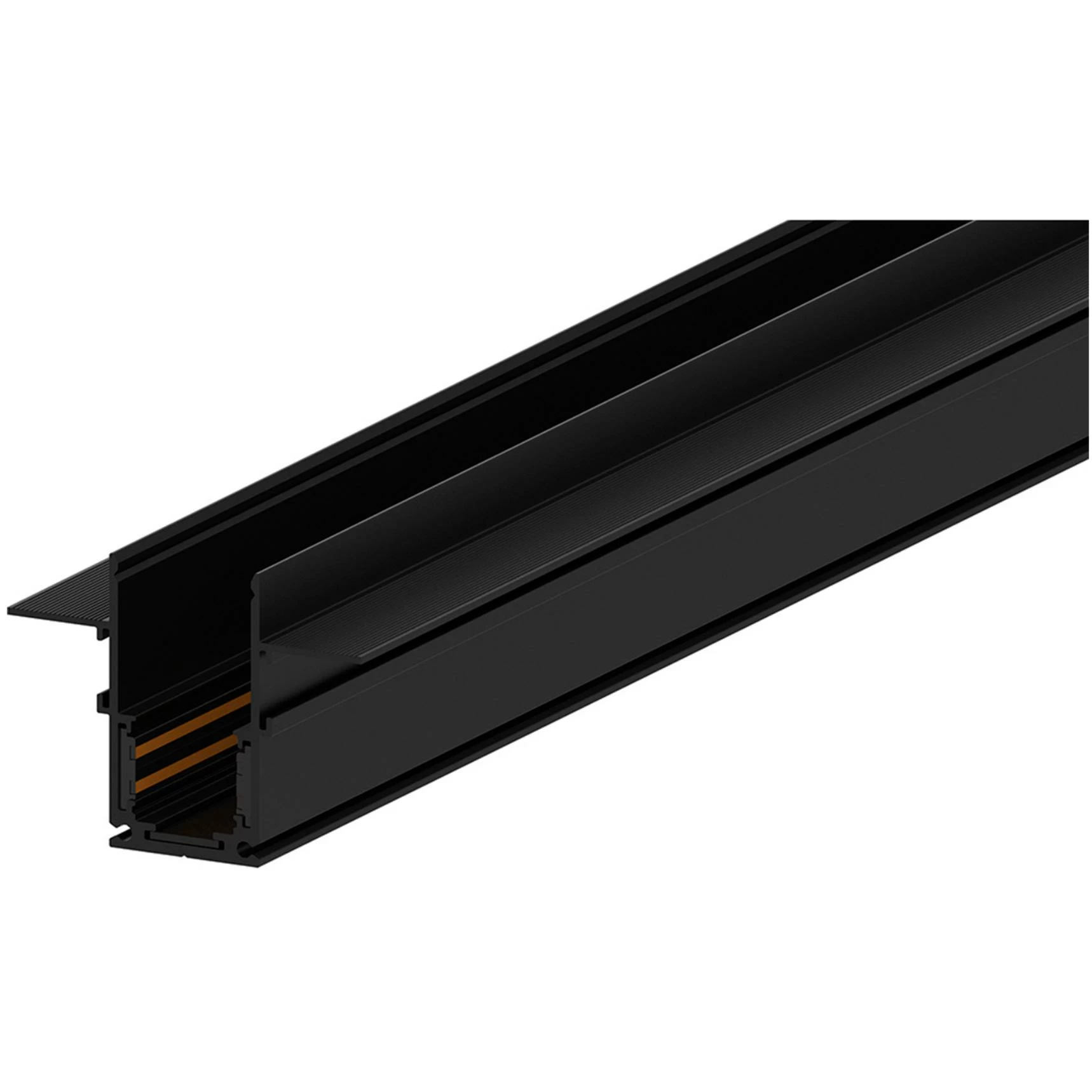 Шинопровод для низковольтных трековых светильников Feron CABM1001 встроенный 2 м Черный (00000021464)