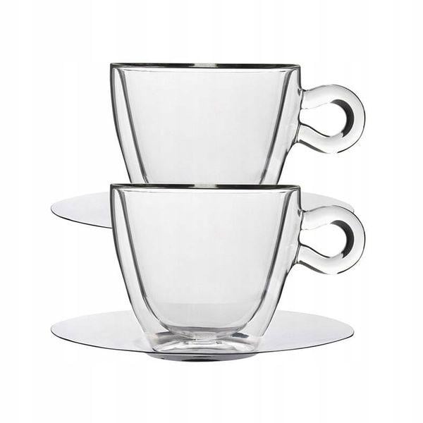 Набір термочашок Luigi Bormioli Thermic Glass з блюдцем 165 мл 4 пр. (10086/01) Набір термочашок Luigi Bormioli Thermic Glass з блюдцем 165 мл 4 пр. (10086/01)