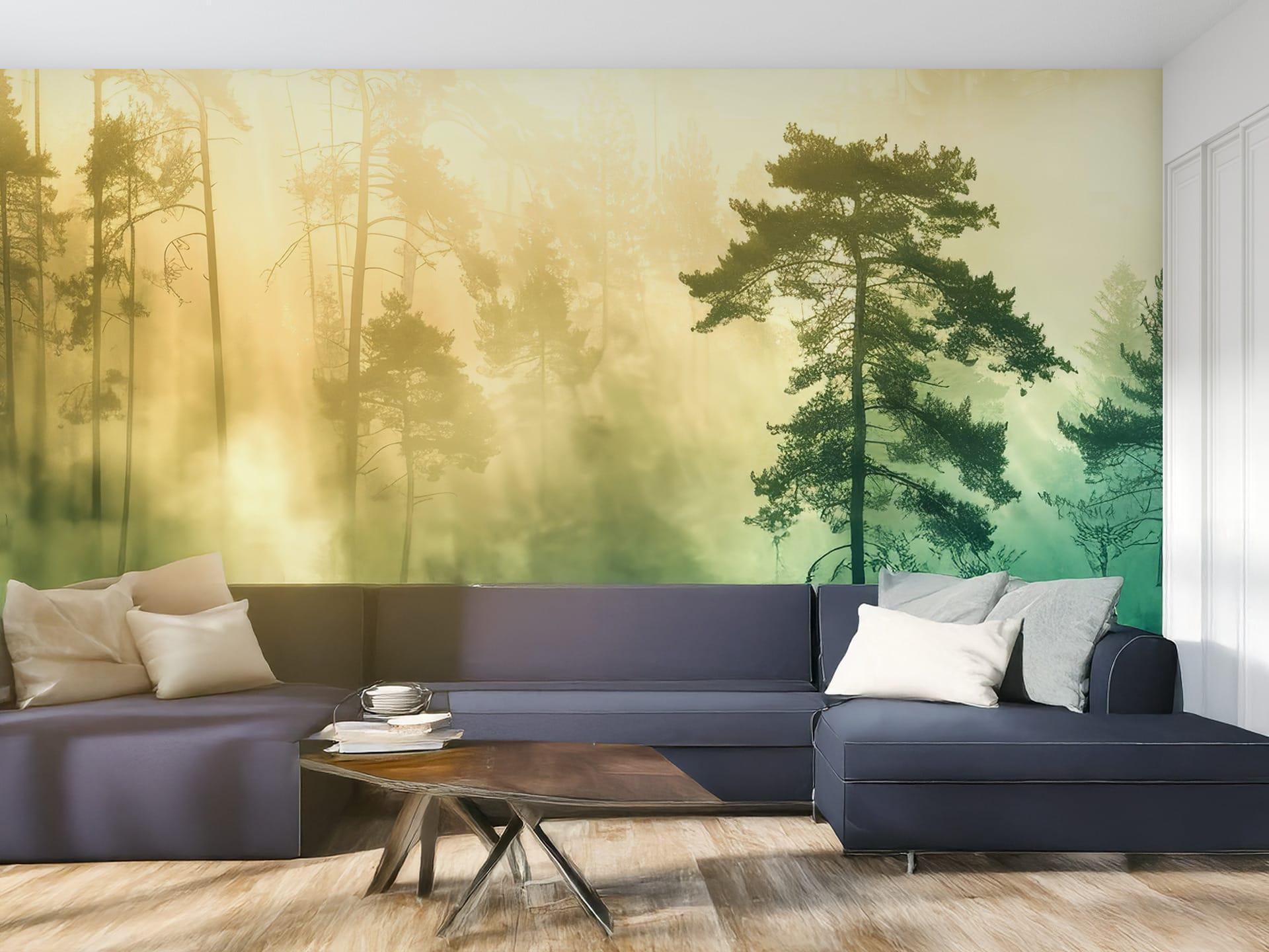 Фотошпалери флізелінові Styleo Print-walls Лісовий пейзаж 0206 350х270 см (Pw-0206/3)