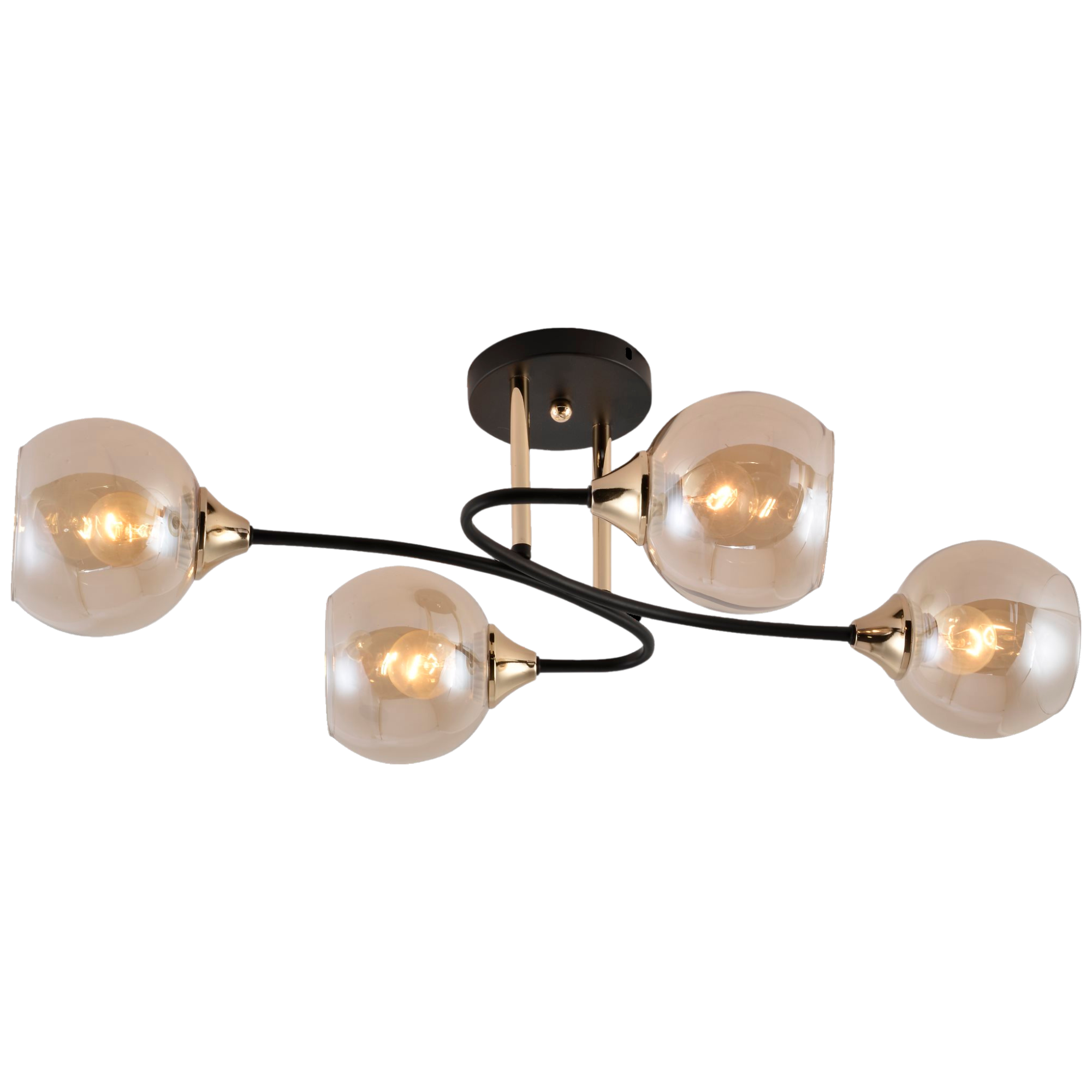 Люстра потолочная Valeso V XA1498/4 BK+FGD (000041173)