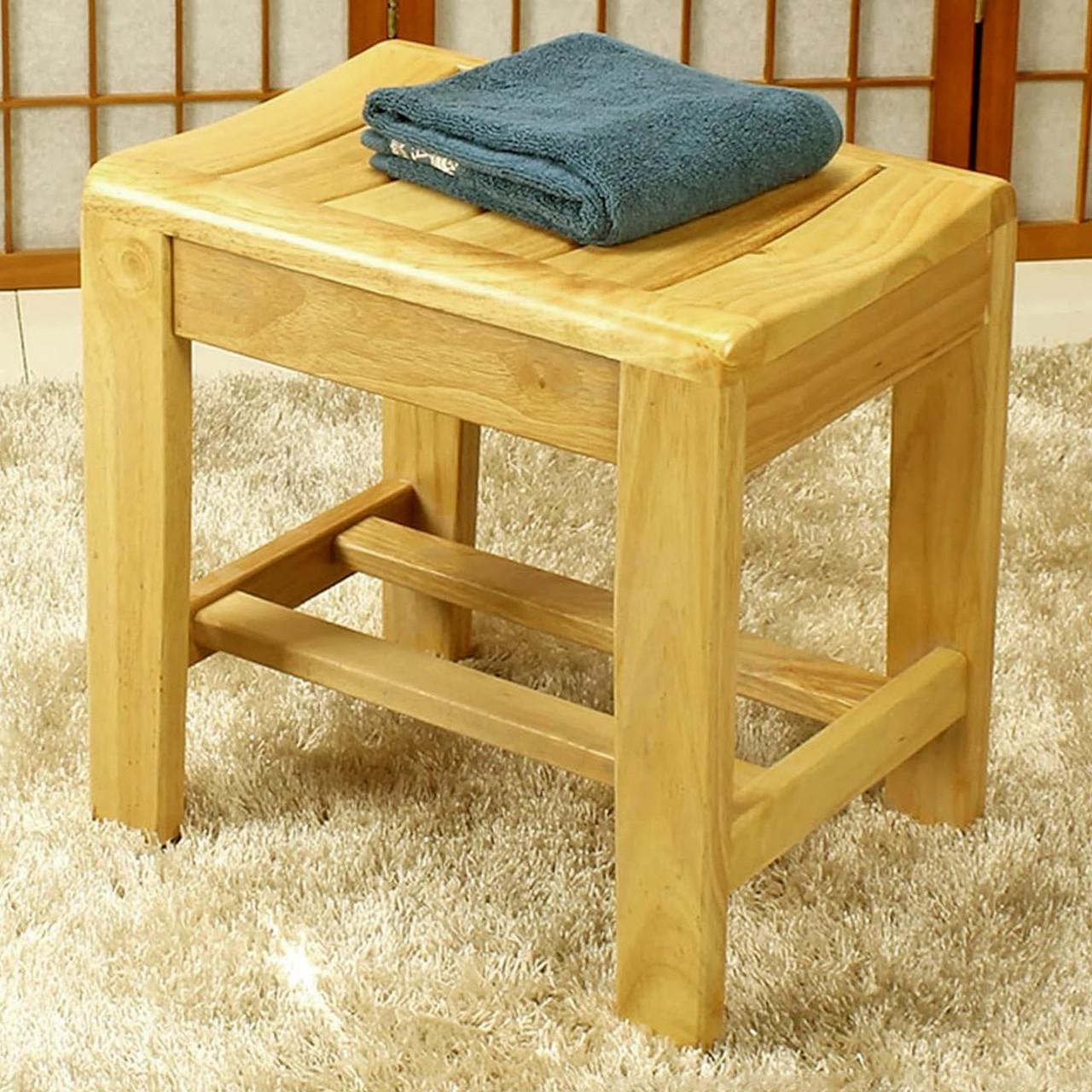 Табурет для ванной из дерева Ратанда Карри (ТВН-000903)